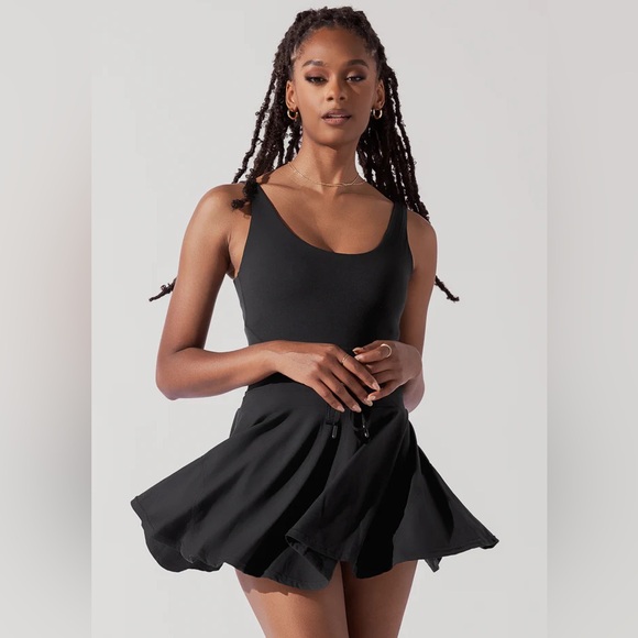 POPFLEX Twirl Dress in Black - Picture 2 of 10